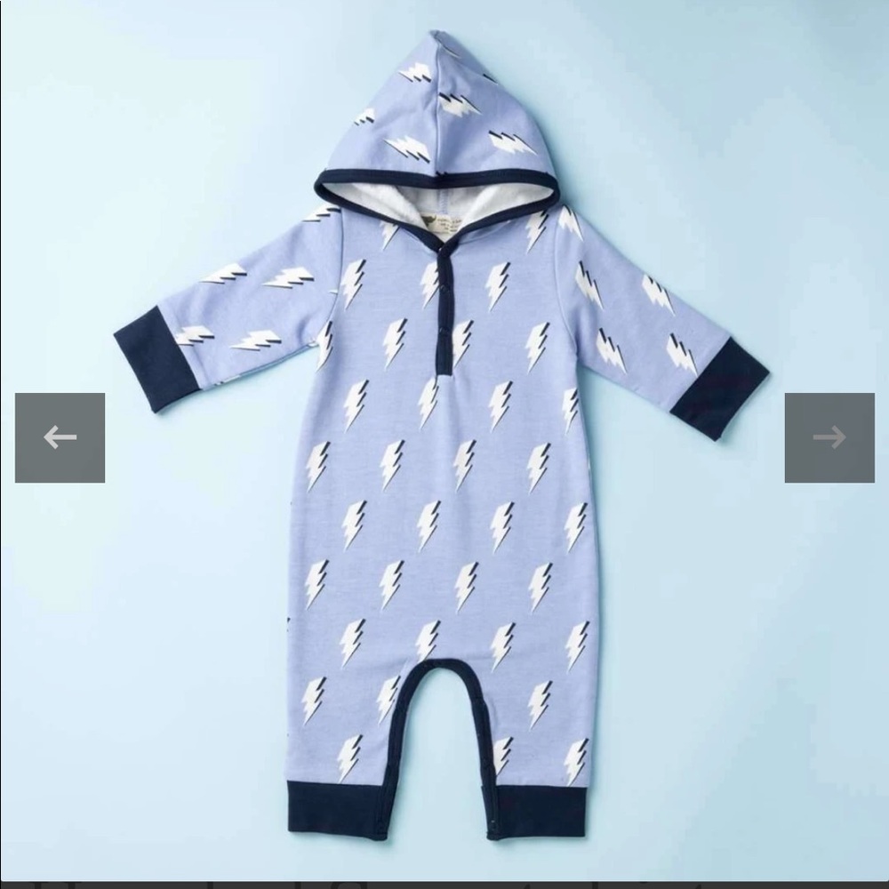 EUC Monica and Andy Sweatshirt Romper 18-24m